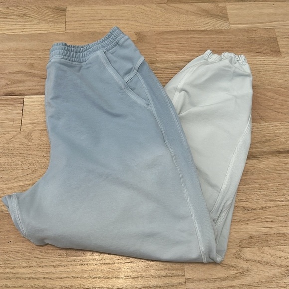 Lululemon LA Oversized Jogger Blue Linen Ombré Size 10